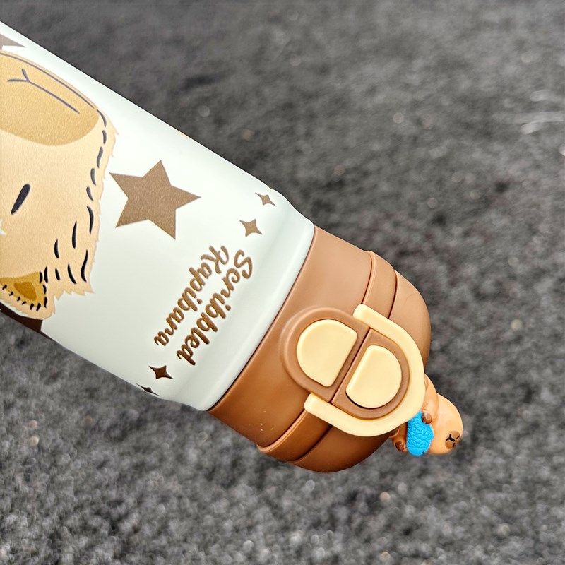 卡皮巴拉2025新款316不锈钢吸管杯男女生学生上学专用儿童保温杯,餐饮具,保冷/保温杯,淘宝优惠券,粉丝福利购,淘宝优惠卷