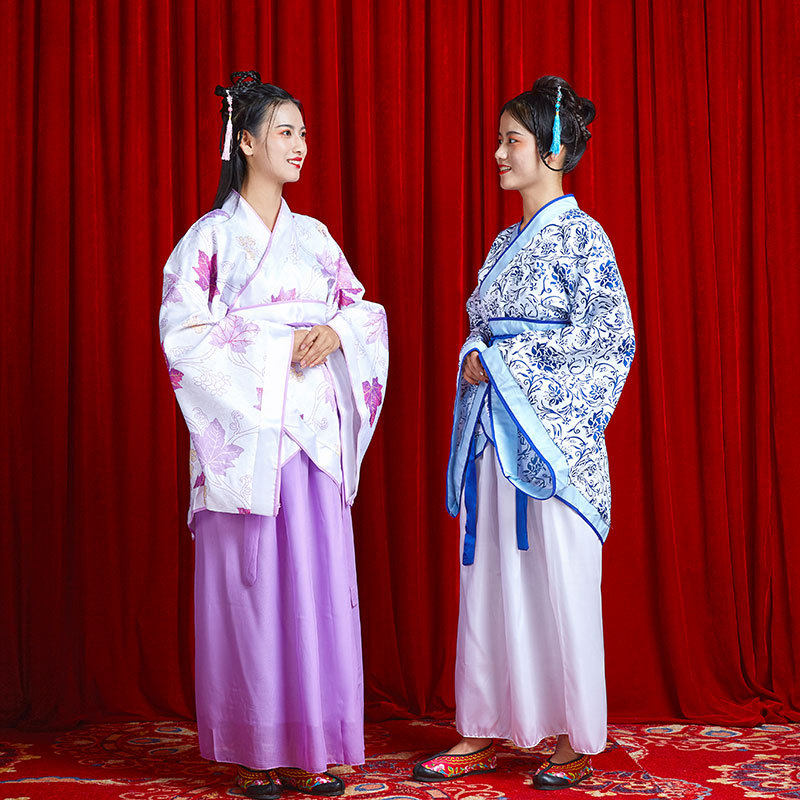 速发汉服冬装汉服改良汉元季春素汉服汉服日常古风装古装超服汉仙