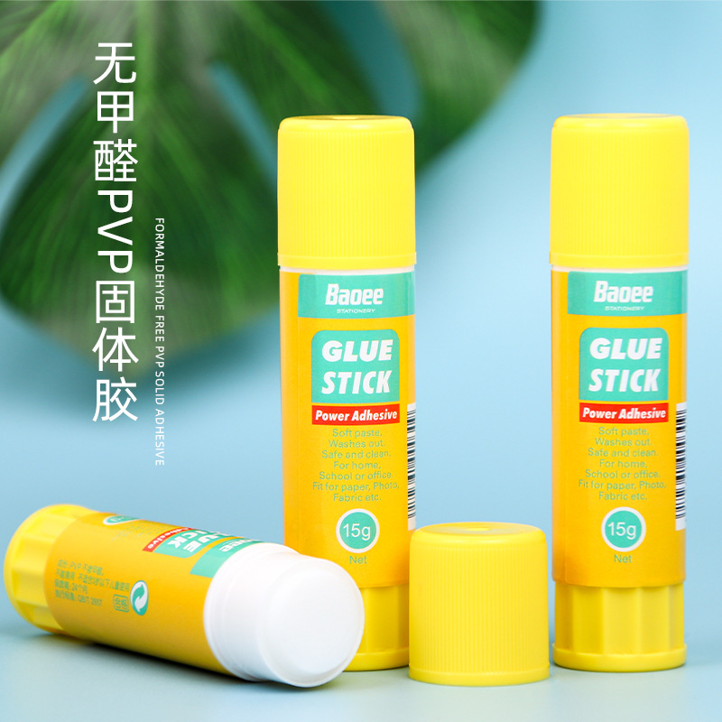 速发固体胶胶棒5号12支1大g笔形学生用文具强力透明21g大容量儿童