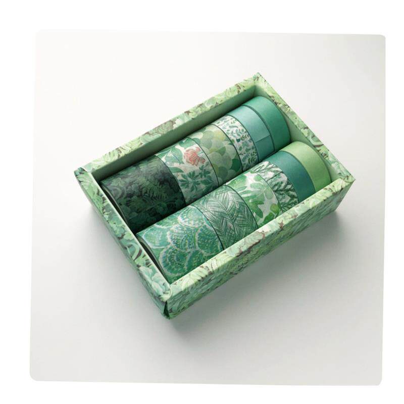 速发12个/盒梵高印象派水洗胶带DIY剪贴簿