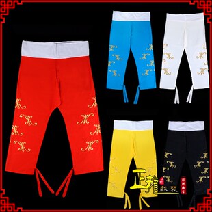 速发正龙出装寿装全金彩裤 戏曲服字男演戏服装武生小生武将彩裤