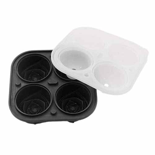 新品Icae Cube Tray Silicone Whiskey Ice Ball Mold Rose Ice C