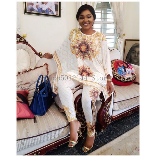 新品African New Fashion Suit Super Elastic ParQty Plus Size