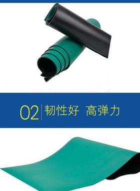 极速新品电台垫防滑耐高温橡胶xv垫绿色胶G皮桌布工作台垫实验室