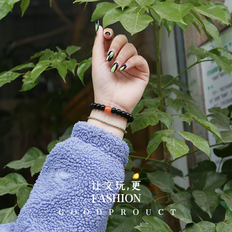 极速精选南红玛瑙素面直r切珠隔珠散珠顶珠星月菩提佛珠手串手链