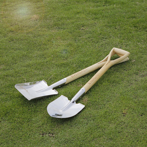 极速家用大花铲户外挖土铁锹农用园艺种H花工具不锈钢铁铲种菜种