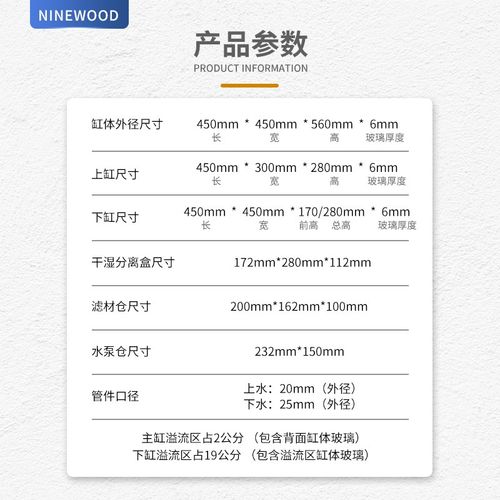 极速2024新h款久物萤火虫loft鱼缸双层养鱼小型桌面底滤超白玻璃