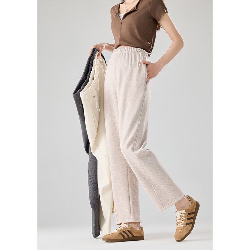 新品孕妇裤子女春秋款2025新款设计感孕K妇装春装宽松阔腿直筒休