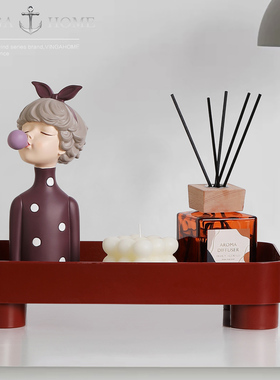 新品创意托盘g组合摆件客厅茶几电视柜家居装饰玄关艺术品送女生