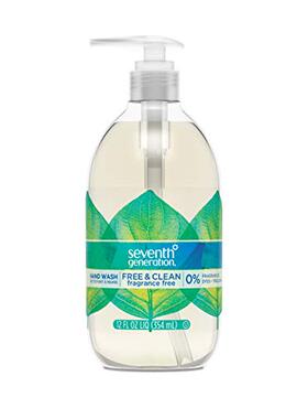 极速Seventh Generation Hand Wash Soap, Free &Q Clean Unscent