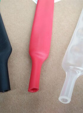 极速四倍热缩管透明黑色红色 12mm 双壁管含Q胶厚壁密封防水4倍