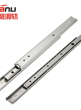 极速IDA52二节式轻载型304不锈钢滑轨20宽二节R工业机械滑轨设备