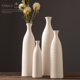 客厅书房家居软装 r现代简约干花花器 饰品 白色陶瓷插花花瓶 新品