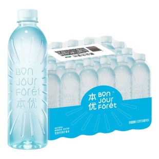 怡宝本优天然矿泉水555ml*24瓶整箱批特价办公天然饮用水非纯净水