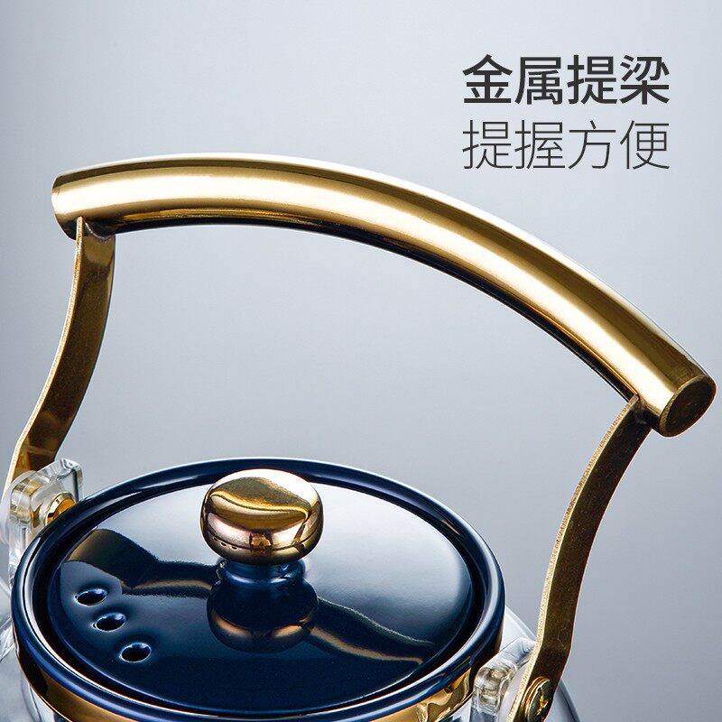 新品电陶炉煮茶器煮茶炉玻璃20z25新款煮茶壶烧水壶专用蒸茶壶套