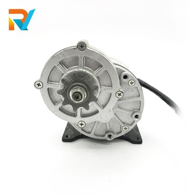 极速My0b16Z2减速有刷永磁直流马达自行车改装24V250W36V尤奈特电