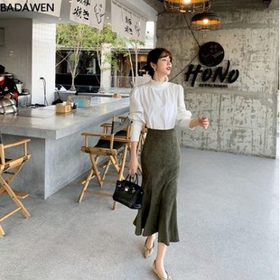 极速2021 New Fashion Women Long Skirts VinNtage Mermaid High