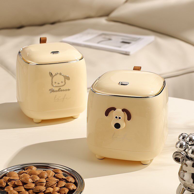 新品迷你小型垃圾j桶高颜值卧室桌面小垃圾桶可爱床边小纸篓带盖