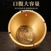 极速纯铜烟灰缸龙纹雕q刻家用客厅高端商务创意个性 潮流防飞灰大