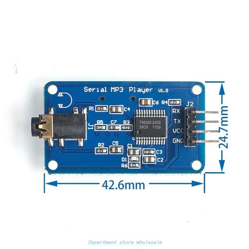 极速YX6300 YX5300 UART Control Serial Module MP3 MUusic Play