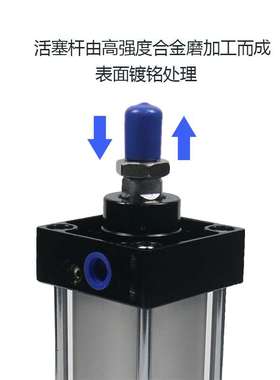 极速SC标准气缸小型气动大推力SC32X40X50X6F3X80X100X125X160X20