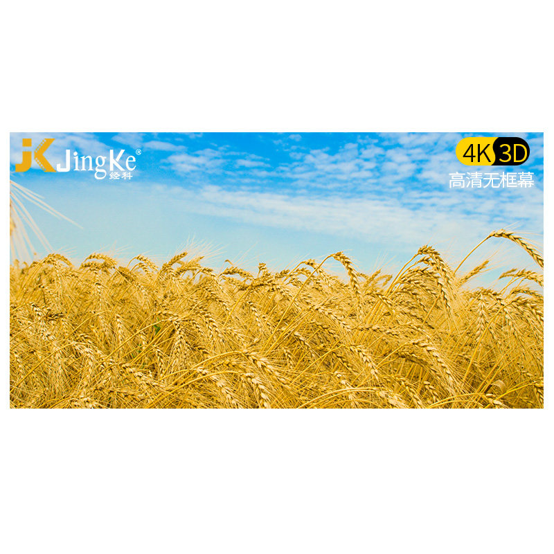 极速经科JK画框投影幕布无边框HB-AW2高分子高增益复合幕80寸2.35