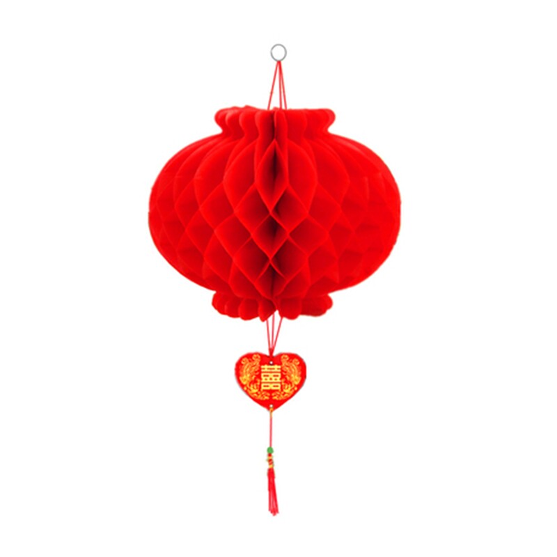 极速院子装饰结婚彩旗灯笼t婚礼场景布置婚房喜字拉花室外婚庆用