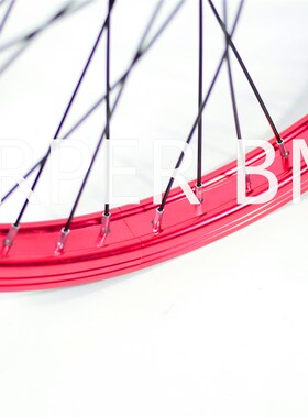 极速新全新dBMX小轮车表演车特技动作自行车轮组20寸铝合金车圈花