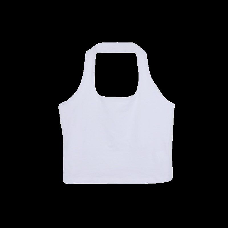 新品黑色挂脖吊带背心n女2025新款夏季外穿美背带胸垫内搭短款打