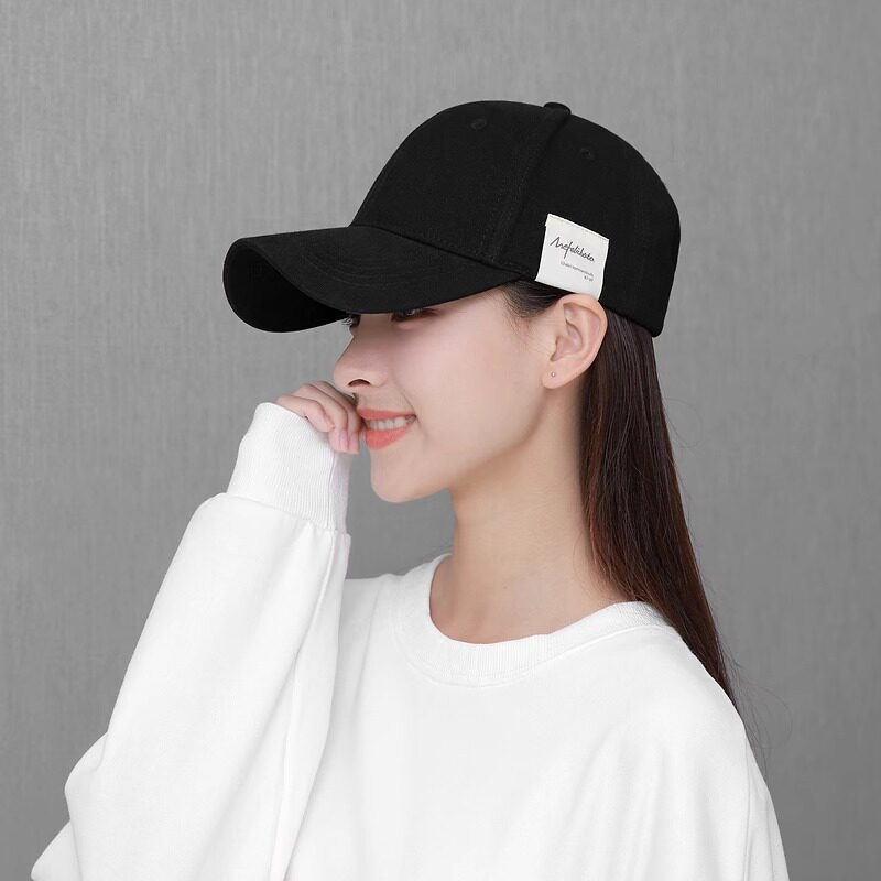 LVURT 法国[设计联名款]大头围鸭舌帽女加宽大帽檐显脸小棒球帽男
