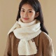 设计联名款 LVURT 法国 纯色围巾高品质羊绒加厚保暖围脖