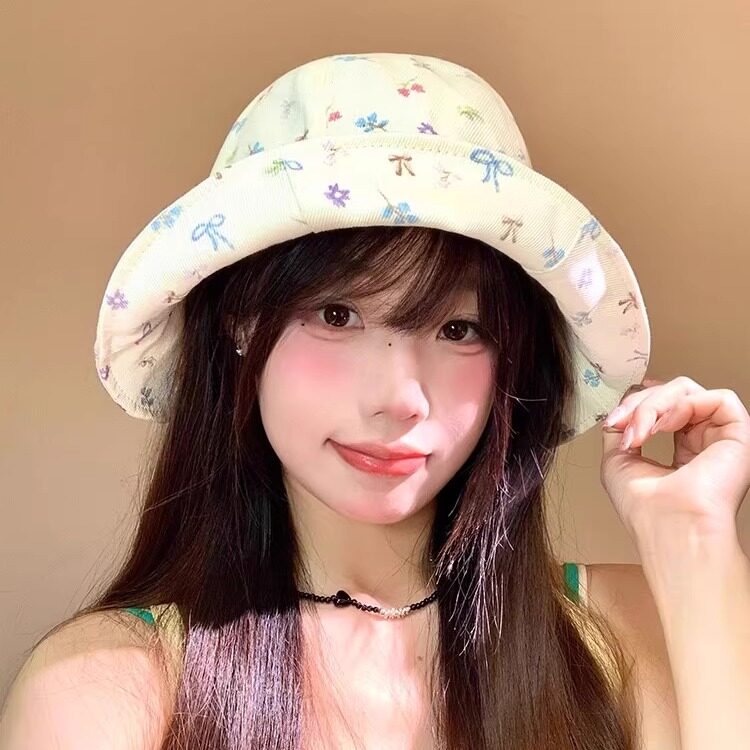 LVURT双面戴显脸小防晒渔夫盆帽