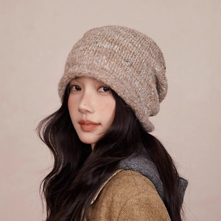 高品质羊绒针织加厚护耳保暖潮搭堆堆冷帽 设计联名款 LVURT 法国