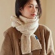 设计联名款 LVURT 法国 高品质羊绒针织围巾护颈保暖百搭毛线围脖