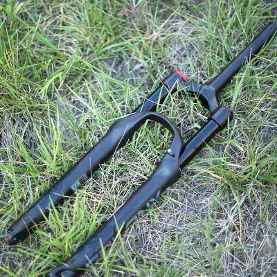 极速BOLANY山地车避震前w叉直锥管肩线控快拆自行车阻尼调节气叉