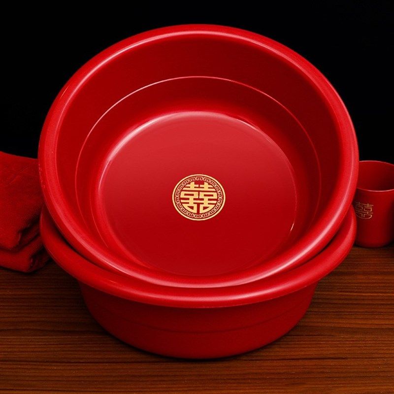 极速结婚用品大全陪嫁红色脸盆出嫁新F人喜盆婚礼婚庆娘家嫁妆洗,节庆用品/礼品,婚房装扮用品,淘宝优惠券,粉丝福利购,淘宝优惠卷