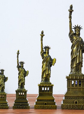 极速地标建筑摆件金属模型自由女神模型生日礼品T礼物纪念品客厅