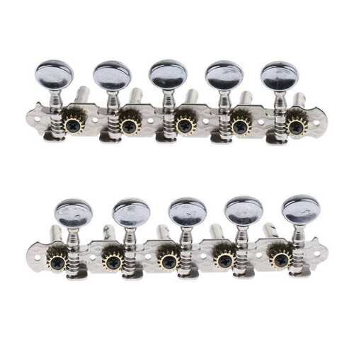 极速2pcs 5R5L Tuning qPegs Tuners Machine Heads for 10 Strin