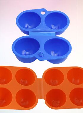 极速2 Pcs 2+4i Grids Trays Plastic Thicken Eggs Container fo