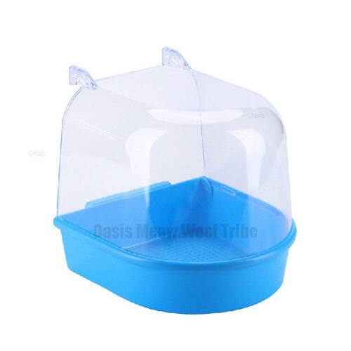 极速Hanging Bird Bath Cages Parrot BathtKub Bath Shower Box