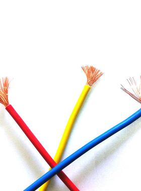 极速电线 RVd25k/4/6/10平方纯铜单芯多股软线 电子导线 100米 RV