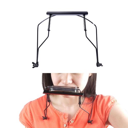 极速10 Holesg Harmonica Neck Holder Adjustable Mouth Organ S