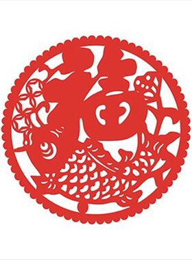 极速Newb Years fu character door sticker felt cloth decorat