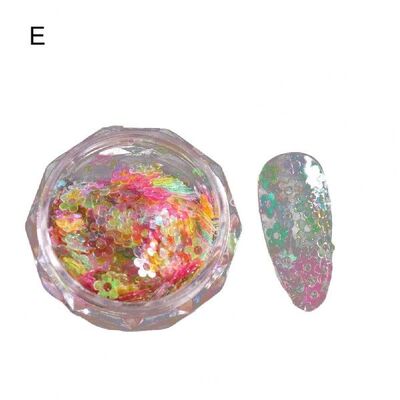 极速1 Box Good Nail Art Paillettes Vivid Color UEcofriendly