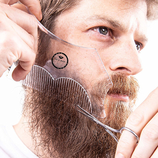 Styling Template for Men Comb hBeard Beard 极速1PC Stencil