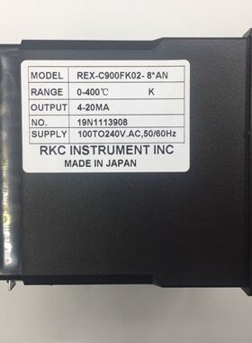 极速新品REX-C900FK02-8*AN温控器 温控G表PID自动控制220V 4-20M