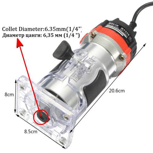 极速530W 220V 35000RPM tv1/4  mElectric Hand TrimmeVUWr