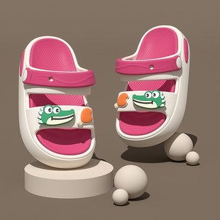 极速儿童凉鞋男童夏款20r25新款防滑沙滩鞋帅气软底男孩拖鞋两穿