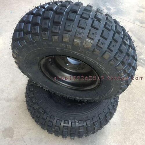新品DIYc四轮摩托沙滩车卡丁车配件7寸真空方块轮胎16X8-7寸轮胎
