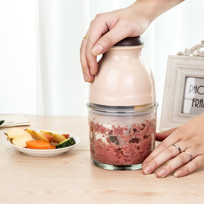 极速多功能搅拌机一体家用料理A机电动绞肉切菜榨果汁机碎肉机辅